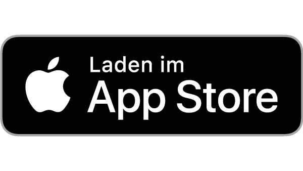 Button "Laden im App Store" mit dem Apple-Logo